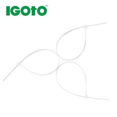 Custom Logo Selflocking Adjustable Hook and Loop Nylon66 Cable Ties