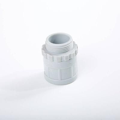 PVC Electrical Conduit Fittings Male Thread and Lock Ring Adaptors