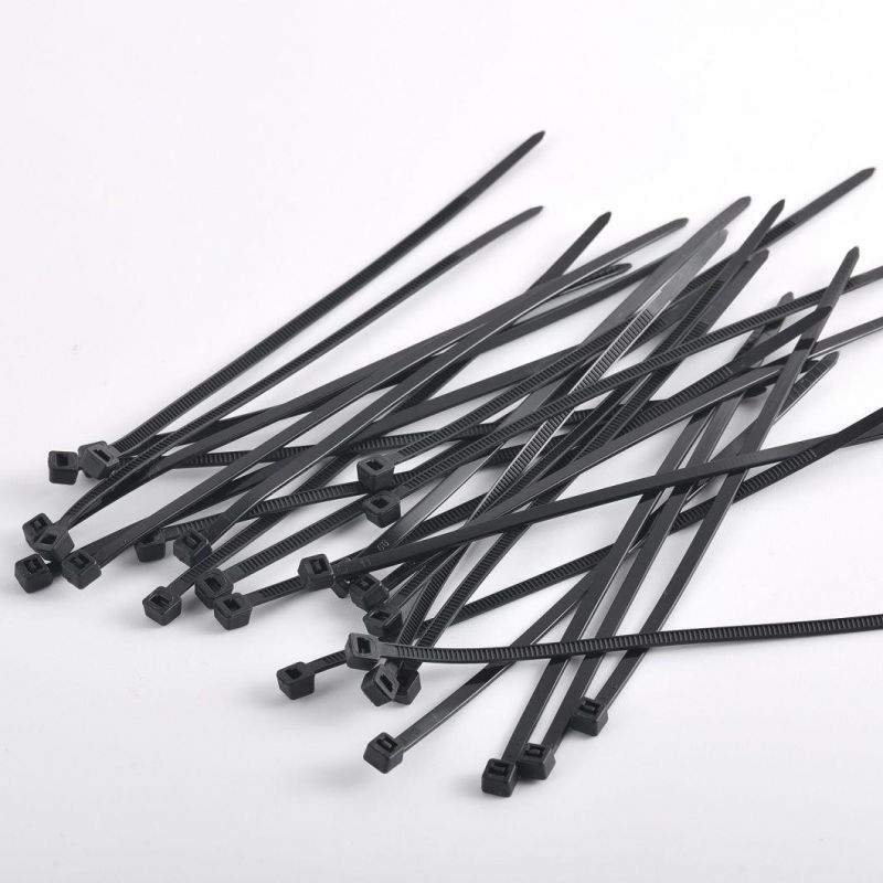 All Sizes Black Nylon Plastic Locking Cable Ties Zip Wire Wrap Cord