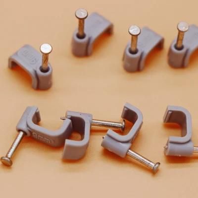 Low Price China SGS Boese 4mm-50mm Square Cable Clip Mouse Holder High Quality 4mm-14mm