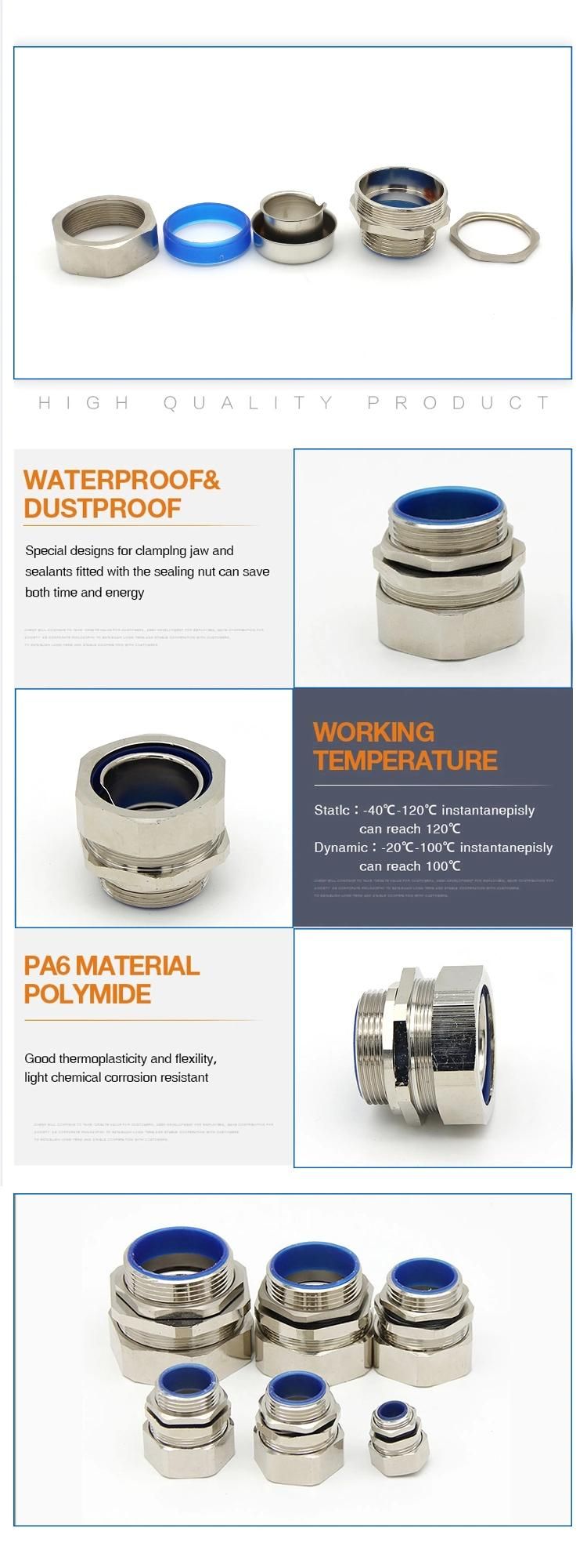Metal Hose Connector for Conduit Fittings