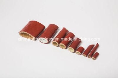 Heat Resistant Hose Protection Silicone Coated Fiberglass Thermal Isolation Fireproof Insulation Sleeve