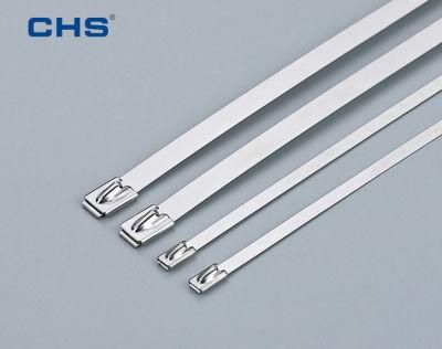 3.5*400mm Ss201 SS304 SS316 Stainless Steel Cable Ties (SAT-400)