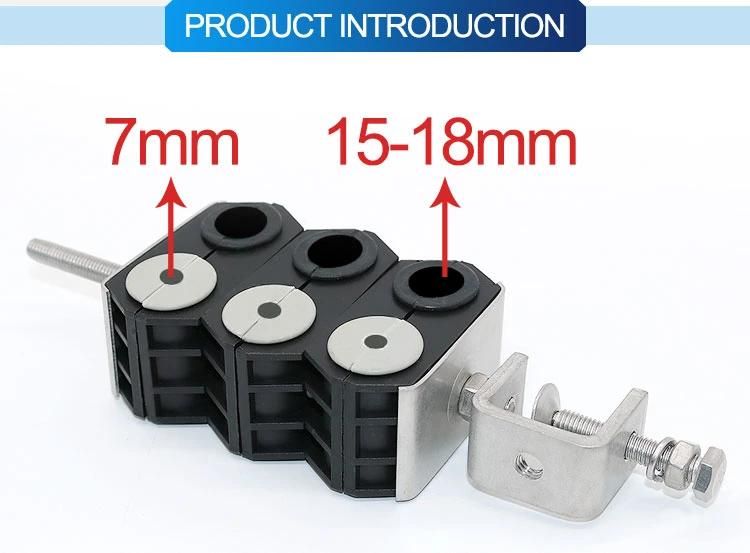 Factory Direct Selling Price Triple Stack Fiber Assembly Feeder Cable Clamp