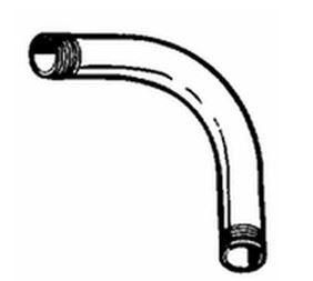 90 Degree Galvanized Rigid Conduit Elbow