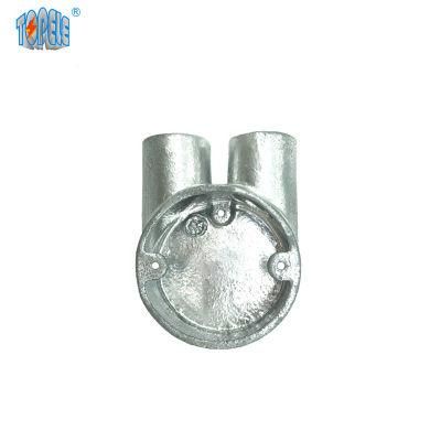 Branch 2 Way Malleable Iron Casting Box Electrical Conduit Box