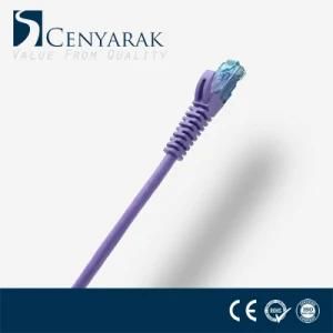 3m Snagless Purple UTP Cat5e LSZH Ethernet Patch Cord with RJ45