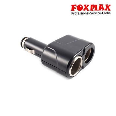 Car Charger Cigarette Lighter 2 Sockets Adapter (FM-CL06)