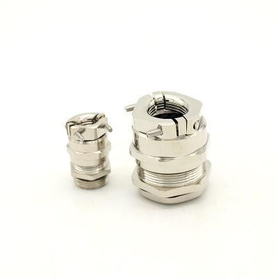 M54 Double Lock Brass Cable Gland IP68 Connector Strain Relief
