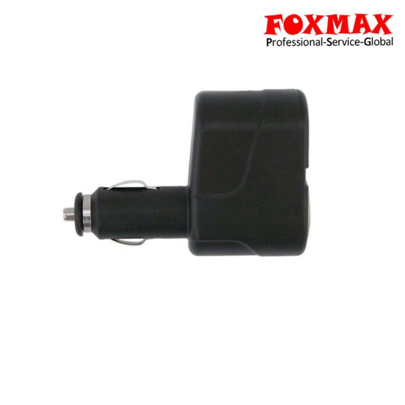 Car Charger Cigarette Lighter 2 Sockets Adapter (FM-CL06)