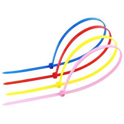 Quick Deliver Date Self-Locking Colored Nylon Cable Wrap Ties for Indoor and Outdoor Bundle