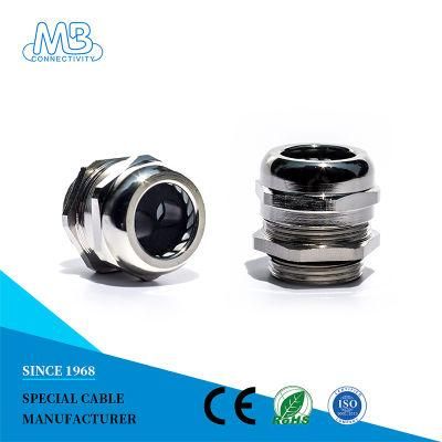 Wholesale Multi-Apertured Brass Nickel Plated Metric Thread Metal Cable Gland