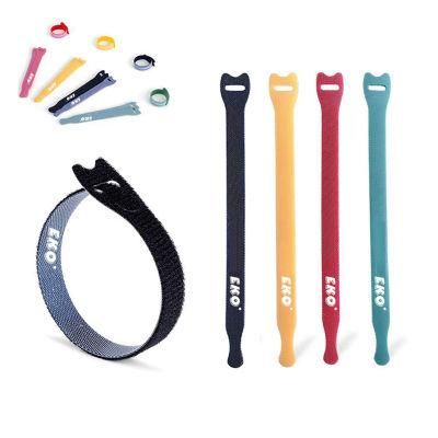 Custom Adjustable Hook Loop Reusable Tie Strap