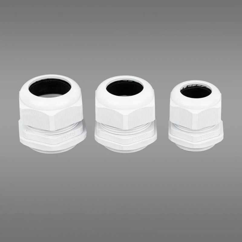 Waterproof Type PA66 Nylon Cable Gland with Washer Rubber Mg12