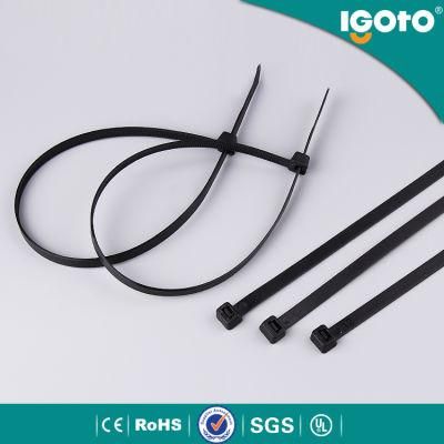 Factory Direct Sales Cable Ties Nylon Black Plastic Cable Ties PA66 Zip Tie
