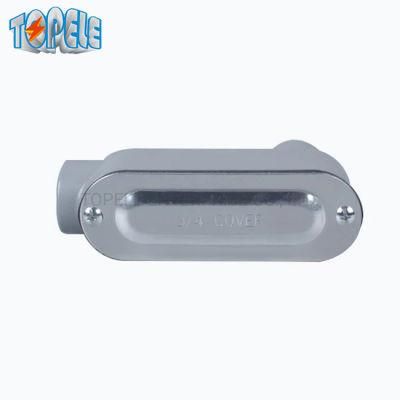 Lb Threaded Rigid Aluminum Conduit Body, EMT Conduit Body with Cover