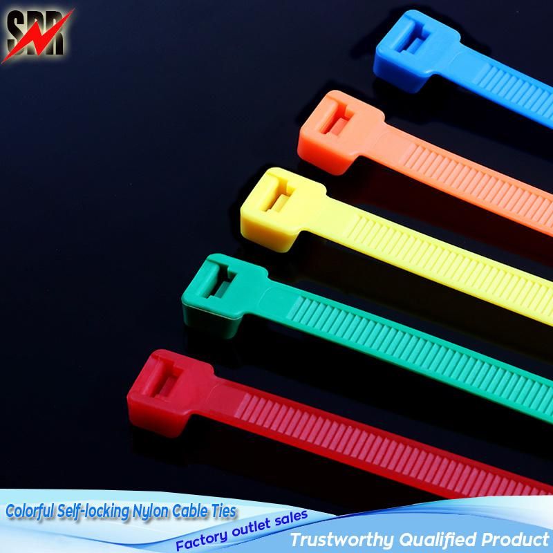 High Quality Colorful Self-Locking Nylon66 Cable Ties