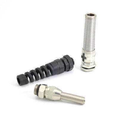 Pg 11 Brass Cable Gland with Strain Relief -Spring Shape