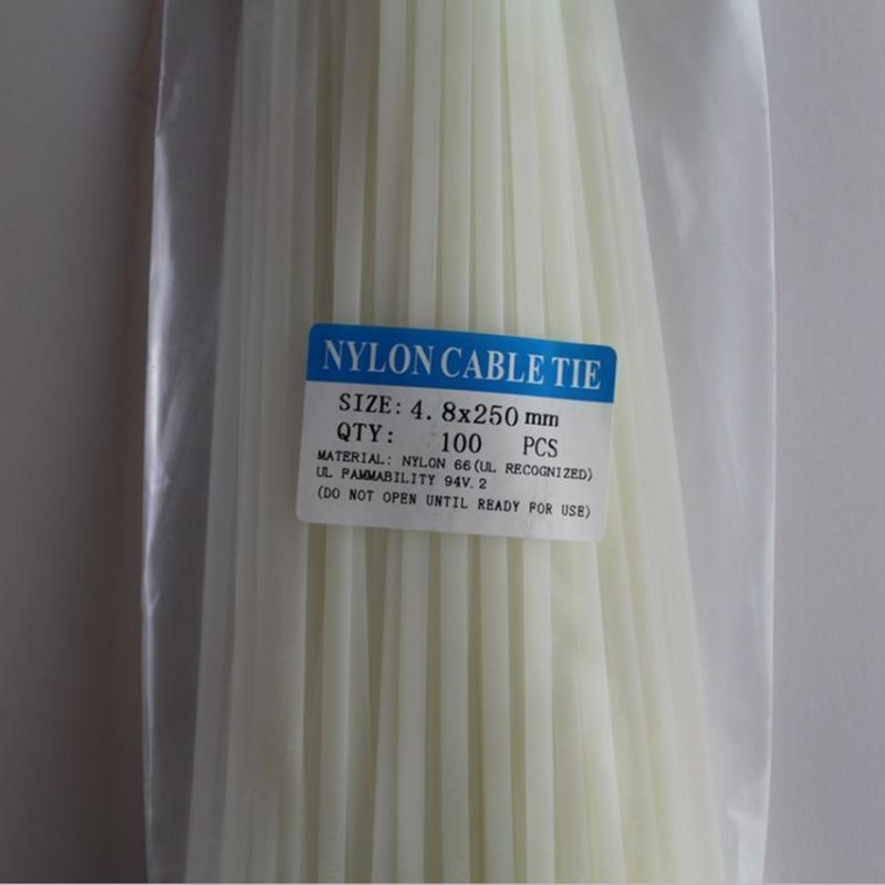 Factory Price PA66 Nylon Cable Zip Tie Double Loop Wire Tie