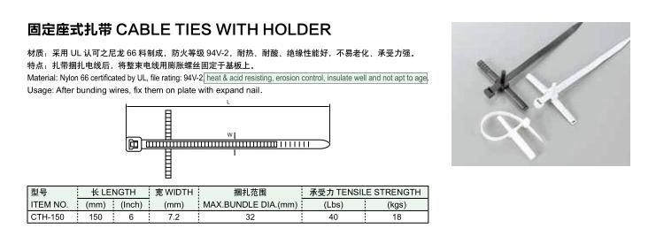 Nylon Cable Ties with Holder