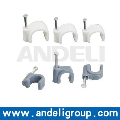 PE Round Nail Clips Cable Clips (R)
