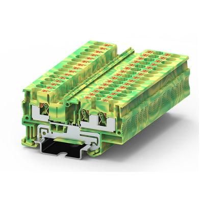 Push-in Terminal Block Screwless Interlocking