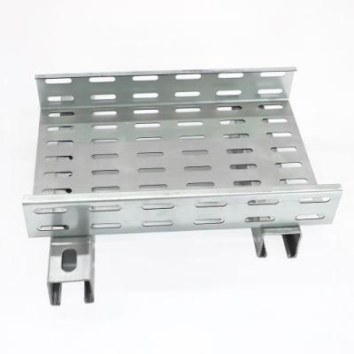 Heat Dissipation Galvanised Steel Slotted Cable Tray for Construction