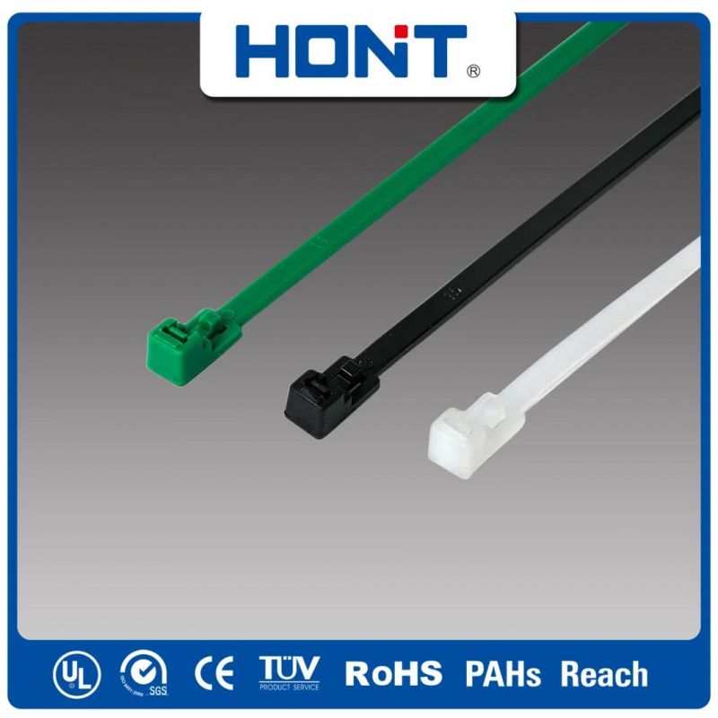 High Quality 4.8X200 Releasable Nylon Cable Ties with SGS