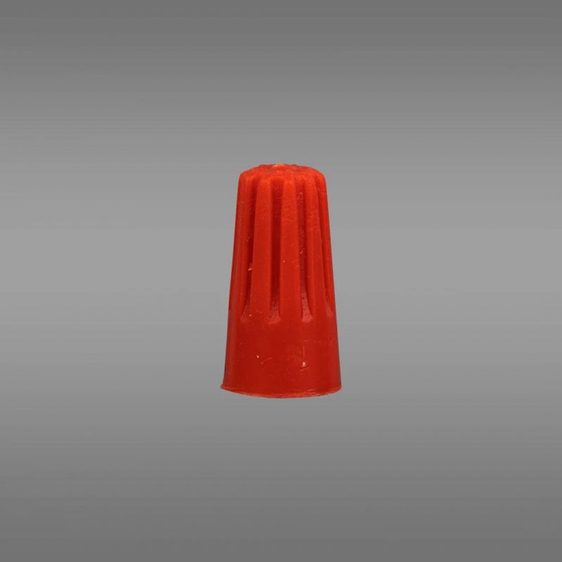 PVC Electrial Screw Spiral End Connector P75 Red