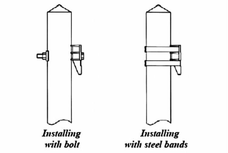 Aluminum Alloy Pole Mounting Universal Pole Bracket