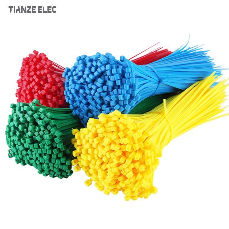 Yellow Color Self-Locking Nylon Cable Ties