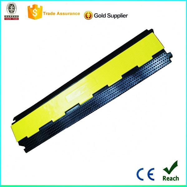 Two Channel Rubber Cable Protector Bridge with CE