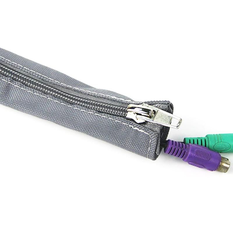 Re Open Flexible Zipper Cable Sleeve Wiring Harness Cover