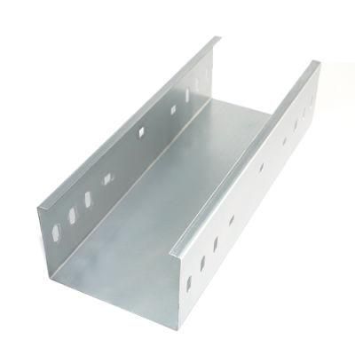 Electric Wire Infrastructure Aluminium Steel Slotted Cable Tray Trunking Systems with Lid