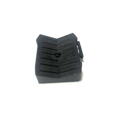 Black PA6 Single Run Type Cable Coax Block