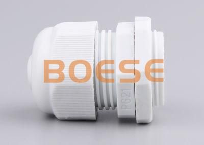 Pg11/Pg16/Pg36 White\Black\Grey\Customized Nylon Cable 90 Degree Meteric Thread Gland Pg11