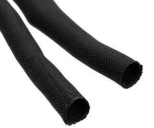 Self-Closing, Open Tubular Shape Pet PA Fibre Knitted Hose Protector for Automobile 16949