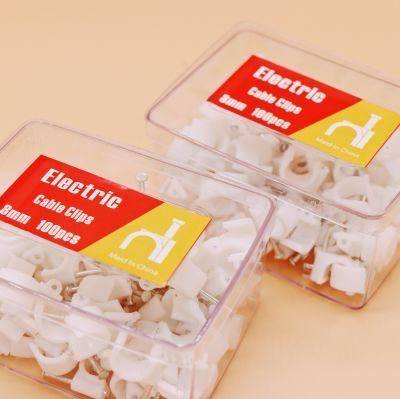 PE Nail Professional Insulation Tape Hanger Telecom Equipment Plastic Clip with CE High Quality