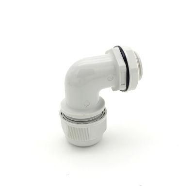 Jixiang Black Nylon Cbale Gland 90 Degree Elbow plastic Cable Gland M Type