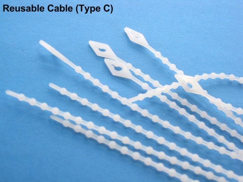 Reusable PA66 Nylon Cable Tie for Commodity Use