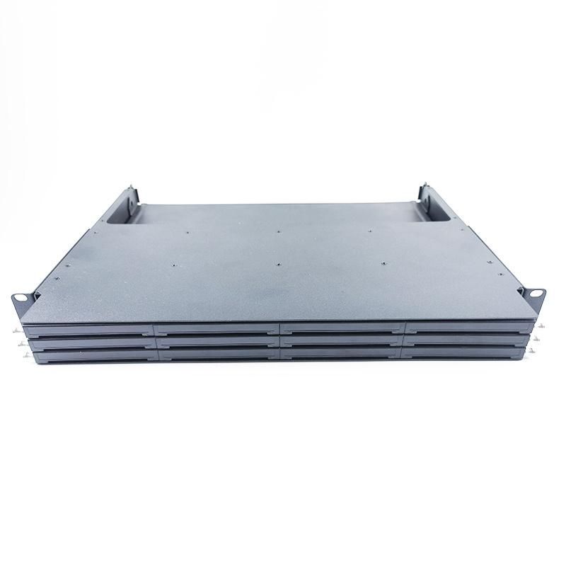 Abalone Factory Supply High Speed Factory Supply Network Cabling System 1u 24 Port Cat5e CAT6 CAT6A Patch Panel