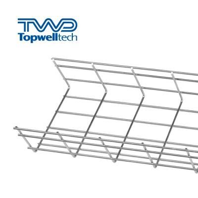 Economical Metal Wire Mesh Cable Tray Cable Basket Types Galvanized Cable Tray