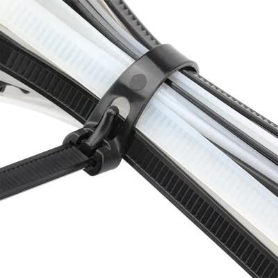 4.8*300mm Nylon 66 Plastic Wire Reusable Cable Ties