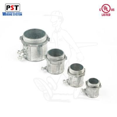 Zinc Die Cast 1/2 3/4 EMT Connector Set Screw Type Conduit Fittings