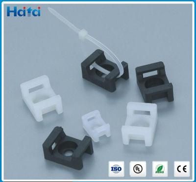 Manufacturer Nylon Material Saddle Type Tie Mounts