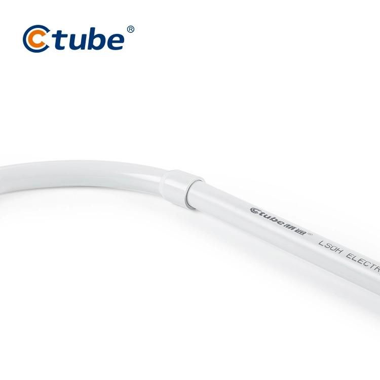 90 Degree Elbow Flexible Electrical PVC Conduit Fittings Sweep Bend