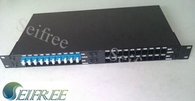 8 Chanels Fiber Optic DWDM Rack (4in1, with CATV port)