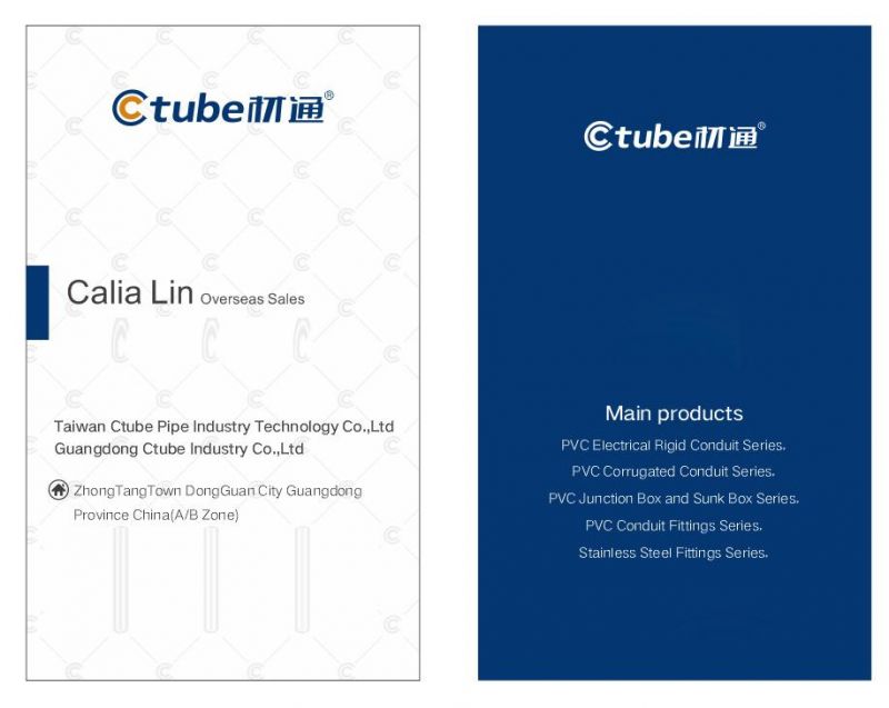 Ctube IEC61386 Low Smoke Zero Halogen Flame Retardan Electrical Conduit
