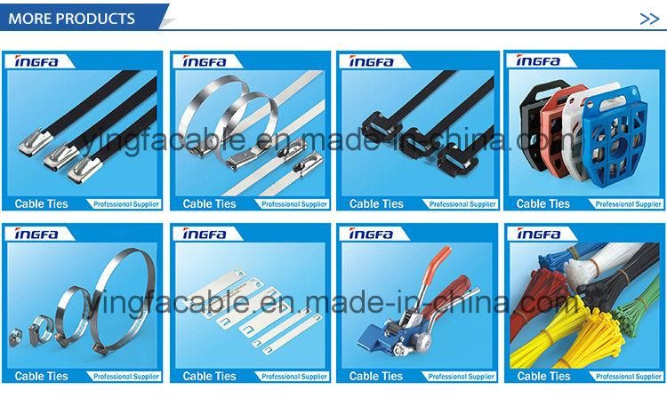 Epoxy Full Coated Ball Locked Stainless Steel Cable Ties