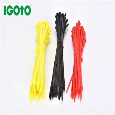 Self-Locking Nylon PA66 Cable Tie Zip Ties with Many Colors of Plastic Cable Ties
